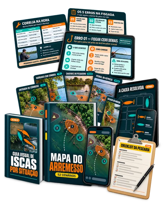 Plano Completo: o guia Mapa do Arremesso com os 52 cenários mais os 4 bônus
